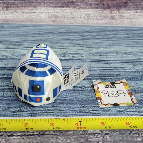 Walt Disney Star Wars TSUM TSUM R2-D2 DROID 3.5"Plush with tags - Picture 1 of 5
